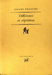 Gilles Deleuze: Différence et Répétition (Paperback, Presses Universitaires de France - PUF)